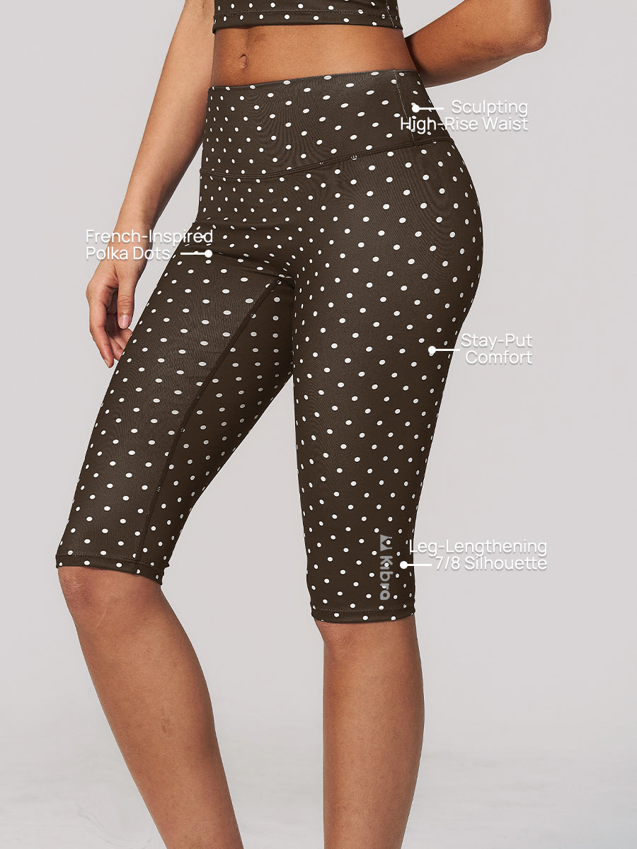 Cocoa Dot Flow Capri-1