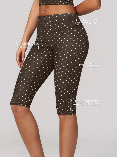 Cocoa Dot Flow Capri-1