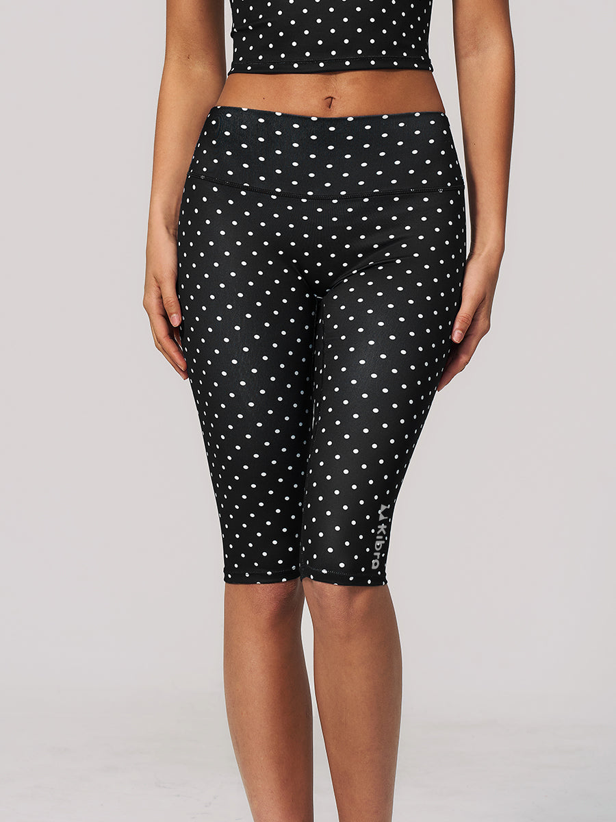 Cocoa Dot Flow Capri-5