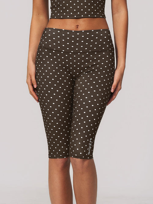 Cocoa Dot Flow Capri-0