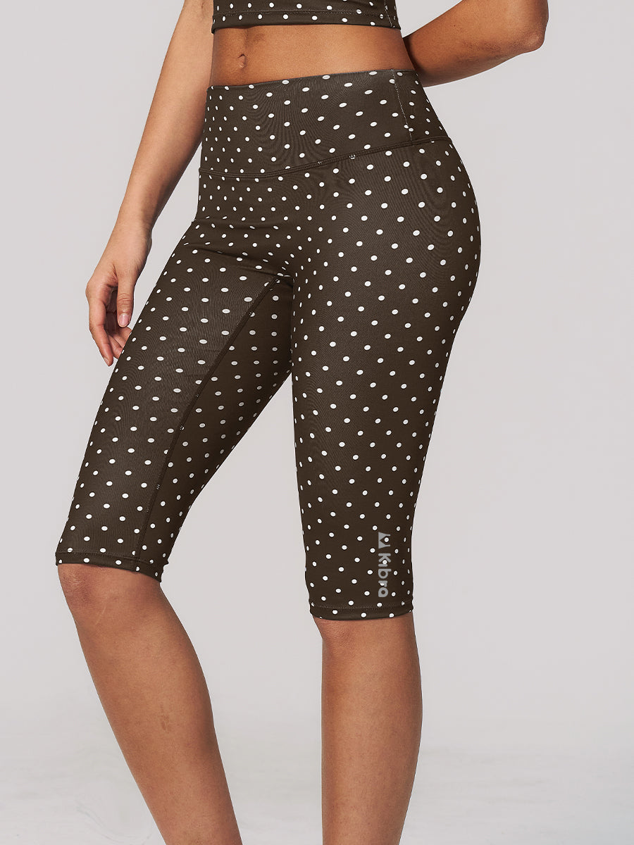Cocoa Dot Flow Capri-2